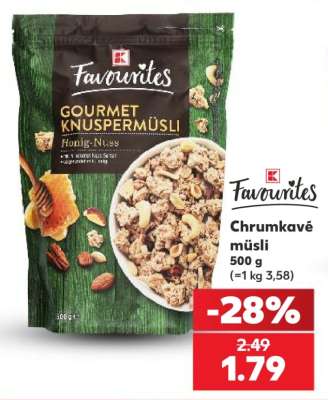 Chrumkavé muesli