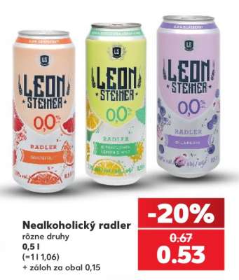 Nealkoholický radler