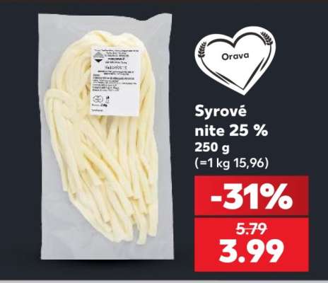 Syrové nite 25 %