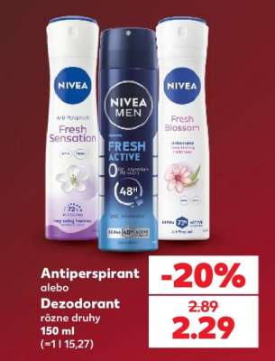 Antiperspirant alebo Dezodorant