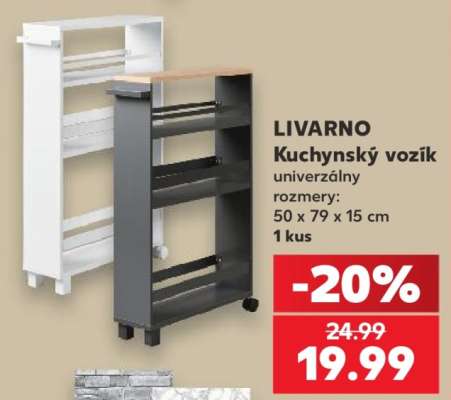 LIVARNO Kuchynský vozík