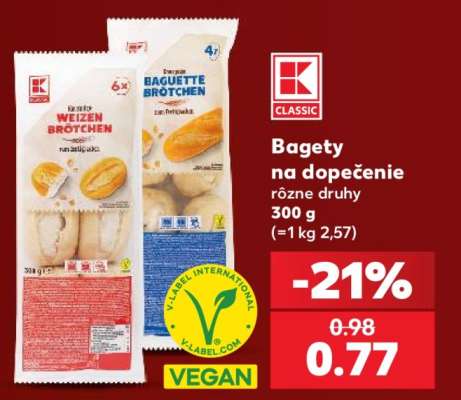 Bagety na dopečenie