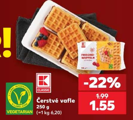 Čerstvé vafle