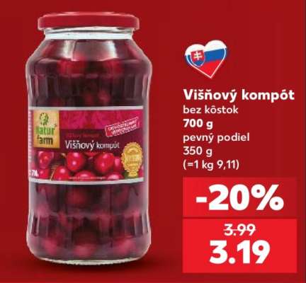 Višňový kompót