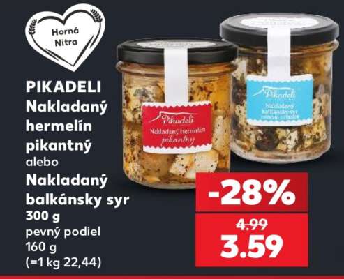 PIKADELI Nakladaný hermelín pikantný alebo Nakladaný balkánsky syr