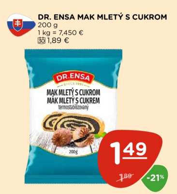 DR.ENSA MAK MLETÝ S CUKROM