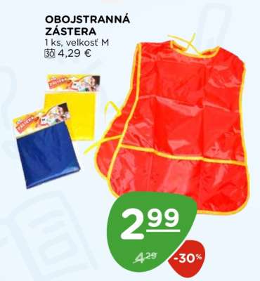 Oboustranná zástěra