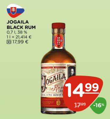 Jogaila black rum