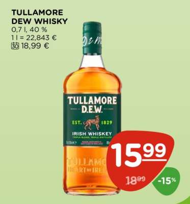 TULLAMORE DEW WHISKY