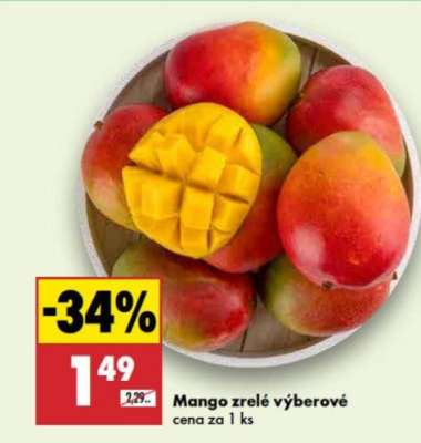Mango zrelé výberové
