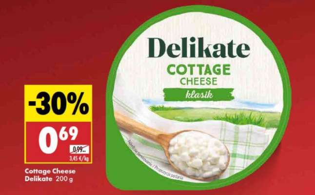 Cottage Cheese Delikate 200 g