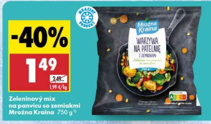 Zeleninový mix na panvicu so zemiakmi Mroźna kraina 750 g