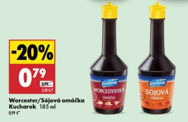 Worcester/Sójová omáčka Kucharek 185 ml