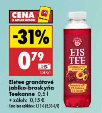 Eistee granátové jablko-broskyňa Teekanne 0,5 l