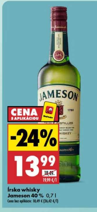 Írska whisky Jameson 40 %