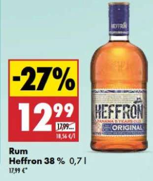 Rum Heffron 38 % 0,7 l