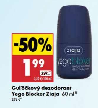 Guľôčkový dezodorant Yego Blocker Ziaja 60 ml