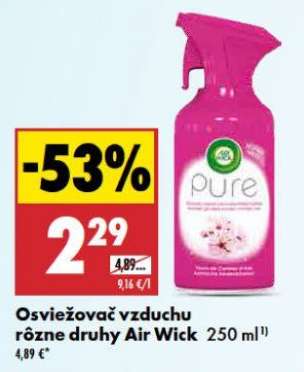 Osviežovač vzduchu rôzne druhy Air Wick 250 ml