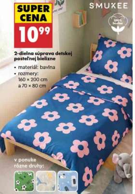 2-dielna súprava detskej posteľnej bielizne
