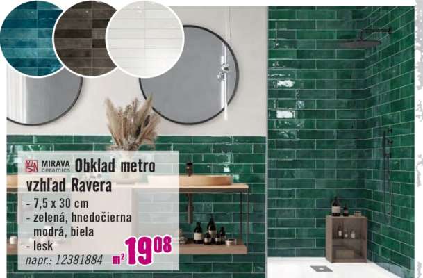 Obklad metro vzhľad Ravera