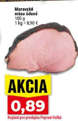 Moravské mäso údené