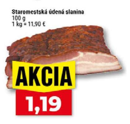 Staromestská údená slanina