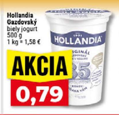 Hollandia Gazdovský biely jogurt