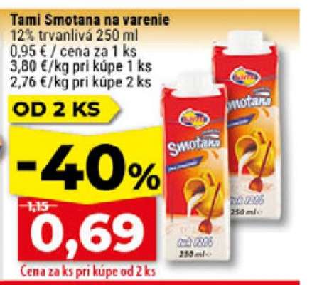 Tami smotana na varenie