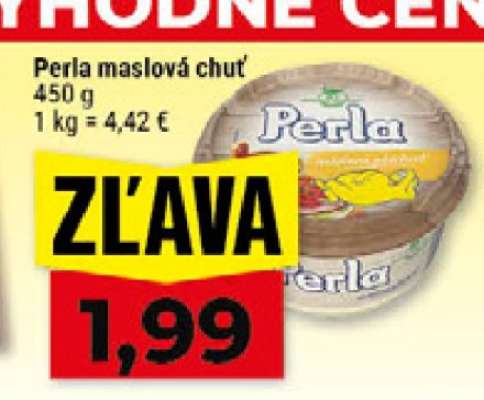 Perla maslová chuť