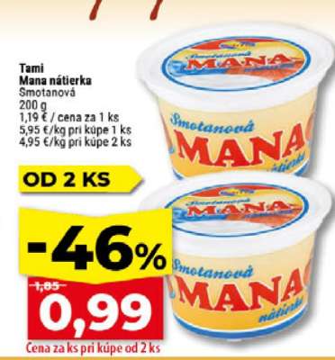 Tami Mana nátierka