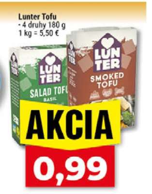 Lunter tofu