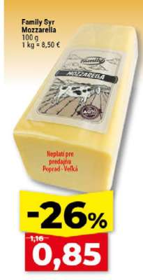 Family Syr Mozzarella