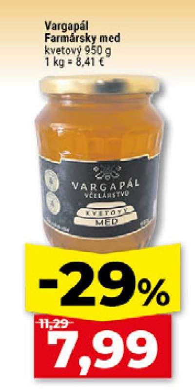 Vargapál Farmársky med