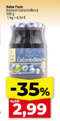 Natur Farm Kompót čučoriedkový