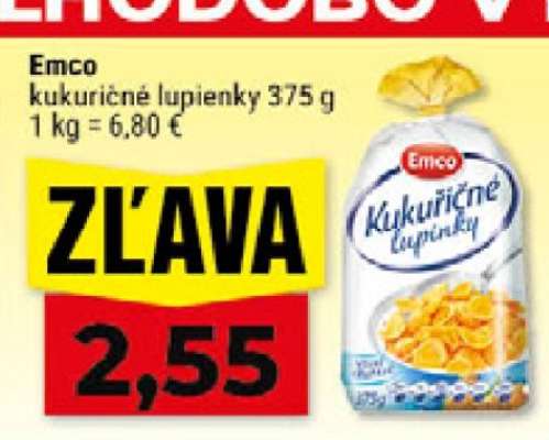 Emco kukuřičné lupienky 375 g