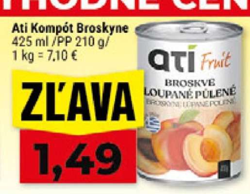 Ati Kompót broskyne