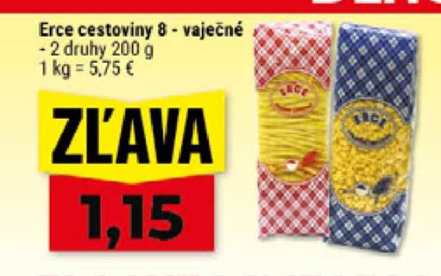 Erce cestoviny 8 - vaječné