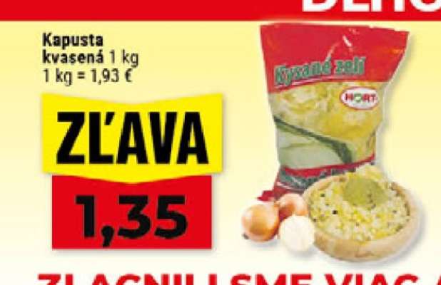 Kapusta kvasená 1 kg