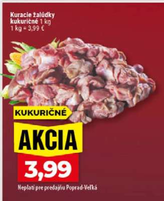 Kuracie žalúdky kukuričné