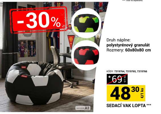 SEDACÍ VAK LOPTA