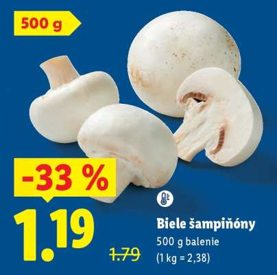 Biele šampiňóny