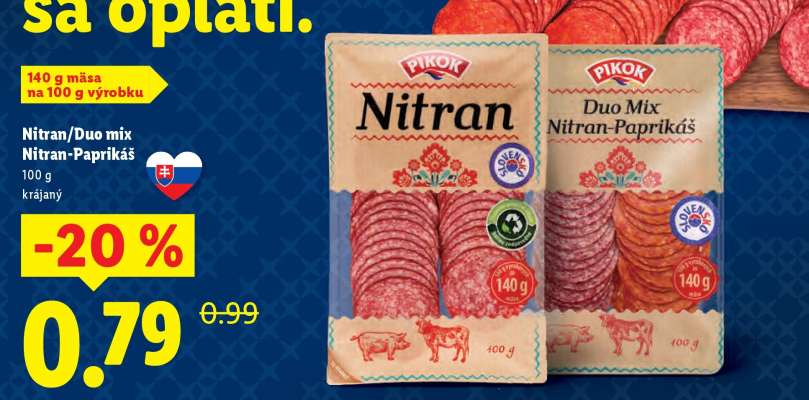 Nitran/Duo mix Nitran-Paprikáš