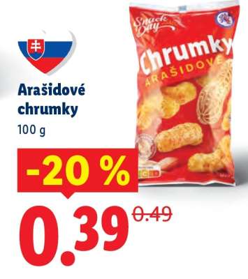 Arašidové chrumky
