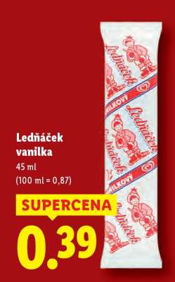 Ledňáček vanilka