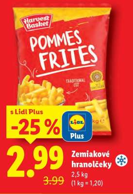 Zemiakové hranolčeky