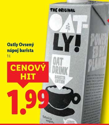 Oatly Ovsenný nápoj barista