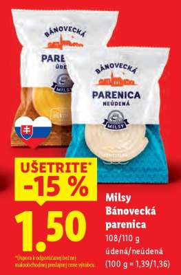MILSY BÁNOVECKÁ PARENICA