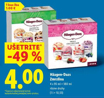 Häagen-Dazs zmrzlina