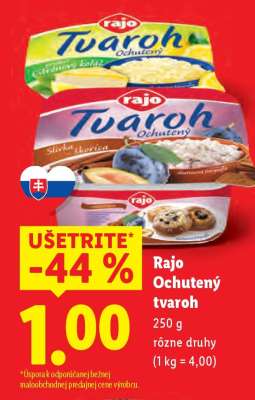 Rajo Ochutený tvaroh