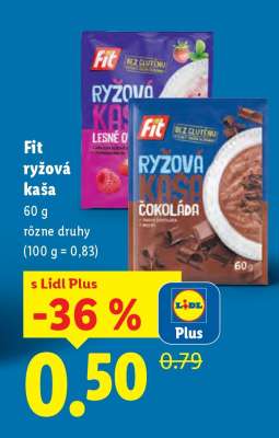 FIT Ryžová kaša
